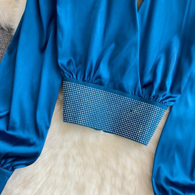 Gina Satin Tops - Label Frenesi Fashion
