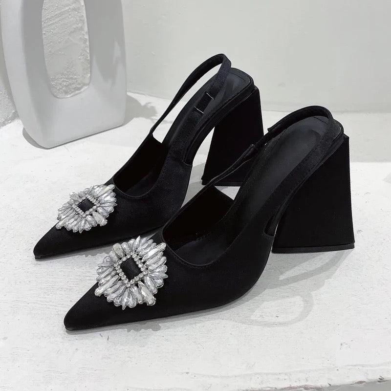 Gisel Chunky Heels - Label Frenesi Fashion