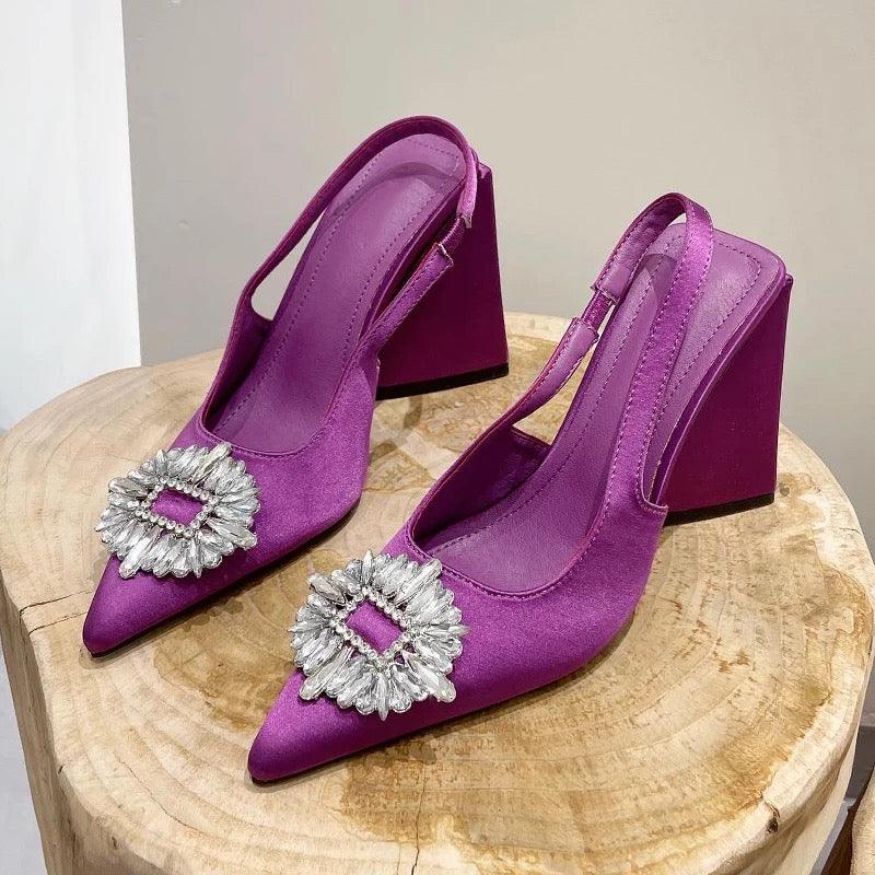 Gisel Chunky Heels - Label Frenesi Fashion