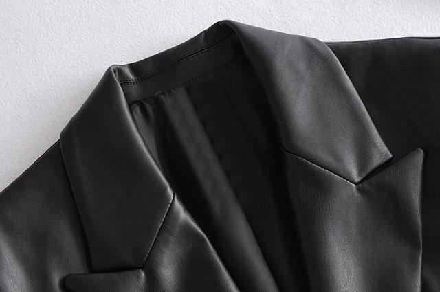 Hulu PU leather Jacket - Label Frenesi Fashion