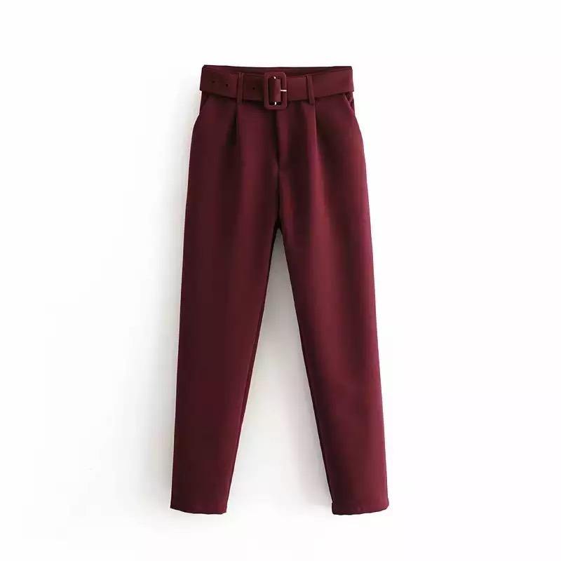 Ivy Belted Pants - Label Frenesi Fashion