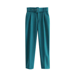 Ivy Belted Pants - Label Frenesi Fashion