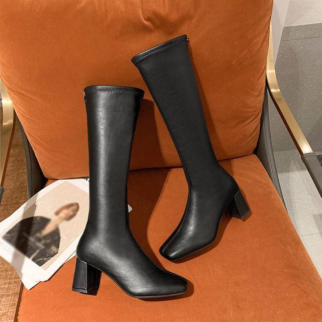 Jill PU leather Boots - Label Frenesi Fashion