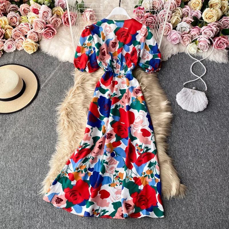 Joshina Floral Dress - Label Frenesi Fashion