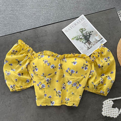 Julia Floral Crop Top - Label Frenesi Fashion