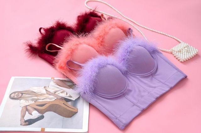 Julian Fur Bustier Top - Label Frenesi Fashion