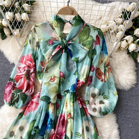 June Floral Dress - Label Frenesi Fashion