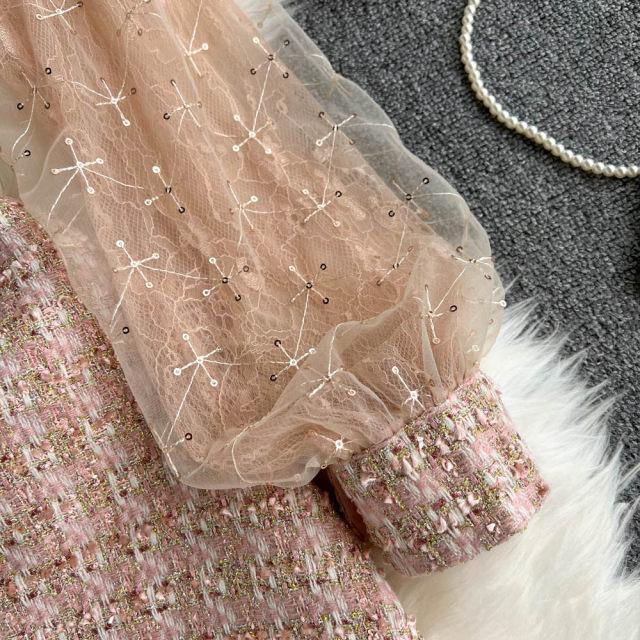 June Tweed Dress - Label Frenesi Fashion