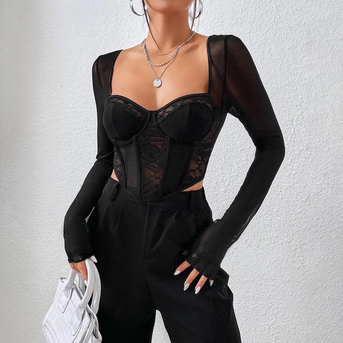 Kesha Corset Top - Label Frenesi Fashion