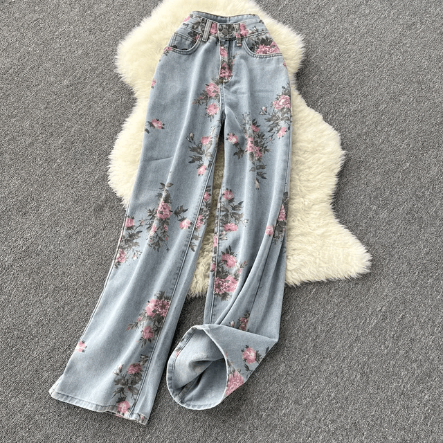 Jenny Floral Top & Jeans Set – Label Frenesi Fashion