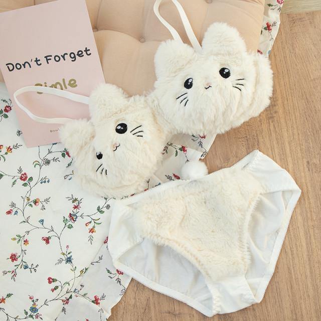 Kitty Plush Lingerie Set - Label Frenesi Fashion