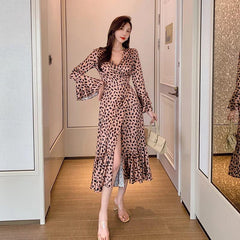 Leopard Midi Dress - Label Frenesi Fashion