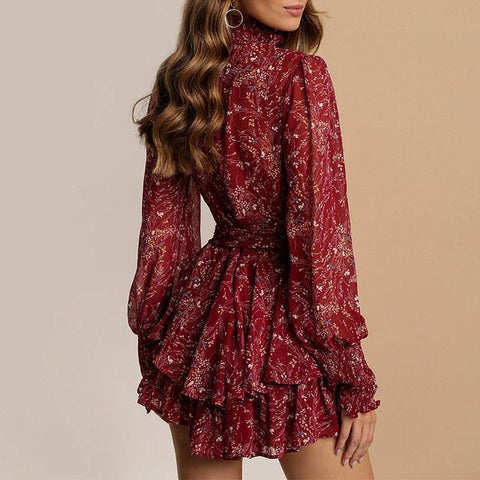 Lexi Printed Dress - Label Frenesi Fashion