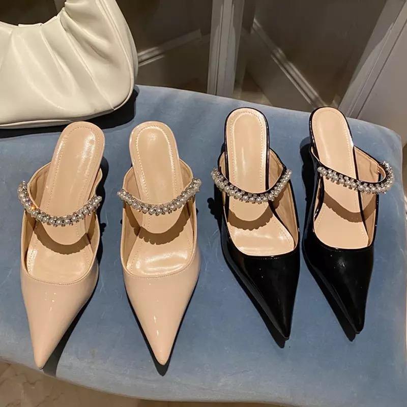 Lola Rhinestone Heels - Label Frenesi Fashion