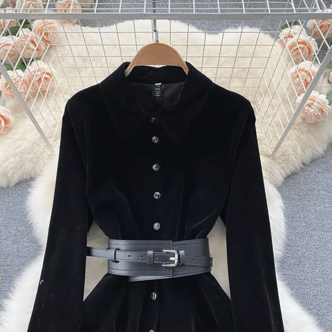 Mallory Vintage Trench Dress - Label Frenesi Fashion