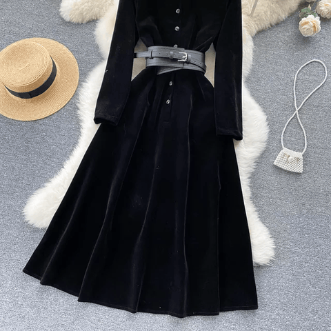 Mallory Vintage Trench Dress - Label Frenesi Fashion