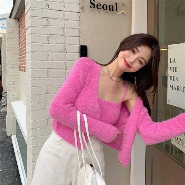 Martin Fuzzy Sweater Set - Label Frenesi Fashion