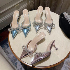 Metallic Princess Heels - Label Frenesi Fashion
