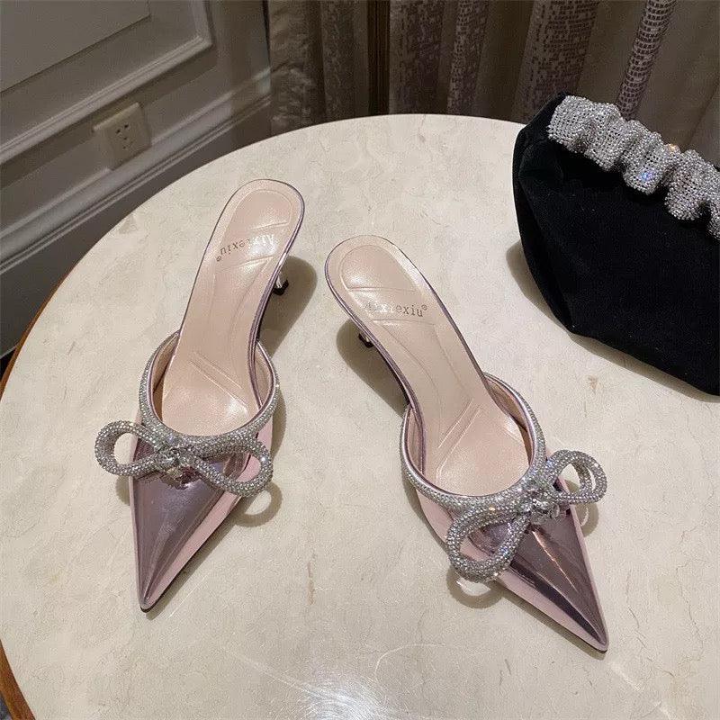 Metallic Princess Heels - Label Frenesi Fashion