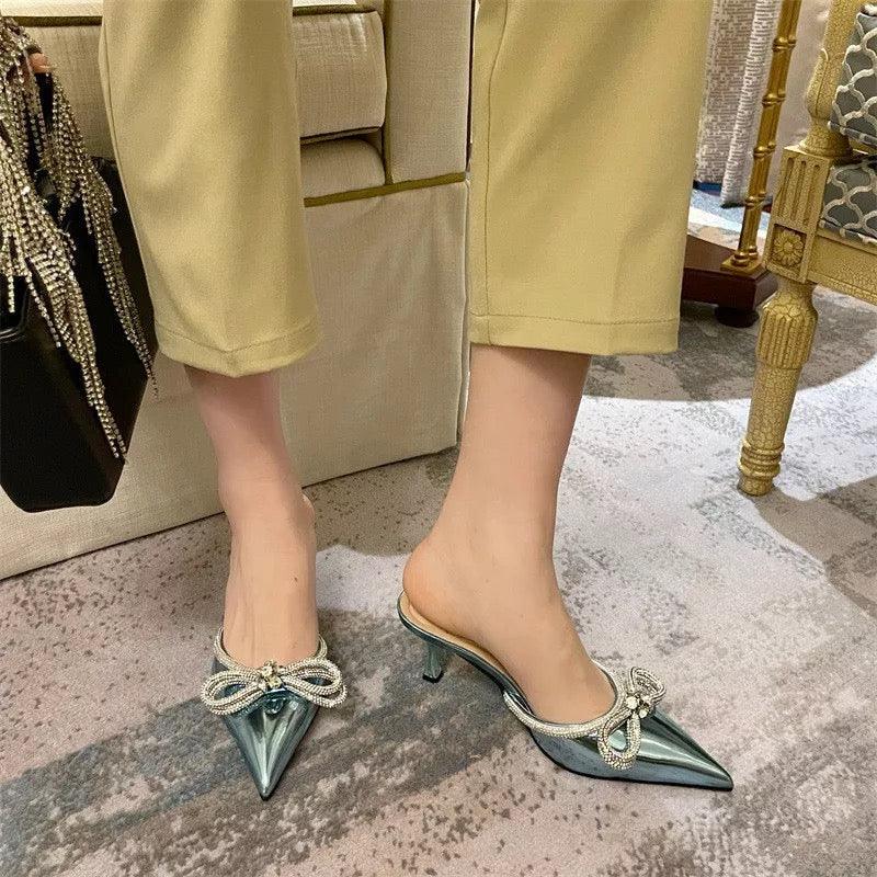 Metallic Princess Heels - Label Frenesi Fashion