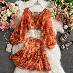 Miami Skirt and Top Set - Label Frenesi Fashion