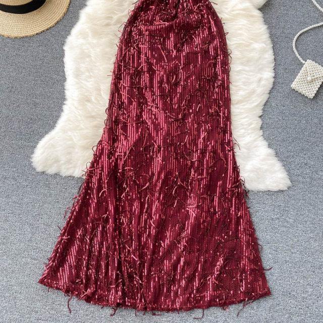 Minaj Fringe Dress - Label Frenesi Fashion