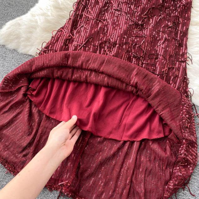 Minaj Fringe Dress - Label Frenesi Fashion