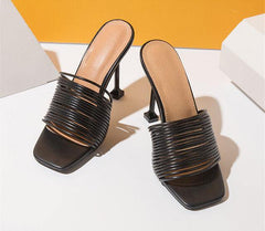 Multi Strap Heels - Label Frenesi Fashion