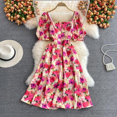 Nary Floral Dress - Label Frenesi Fashion