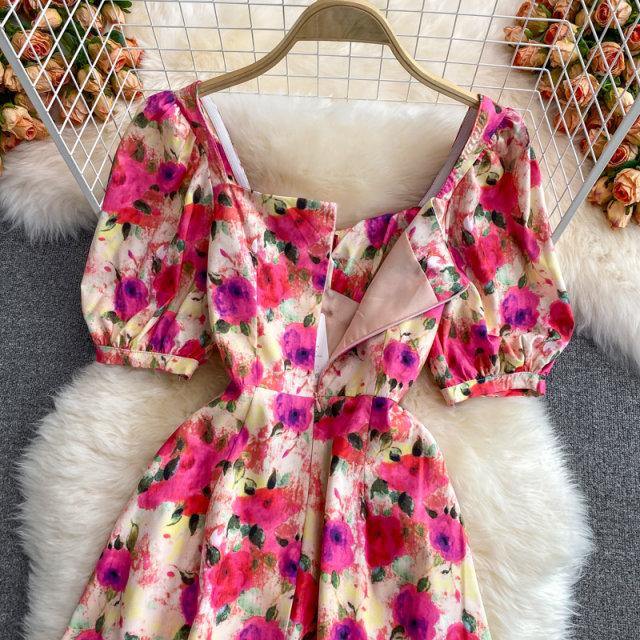 Nary Floral Dress - Label Frenesi Fashion