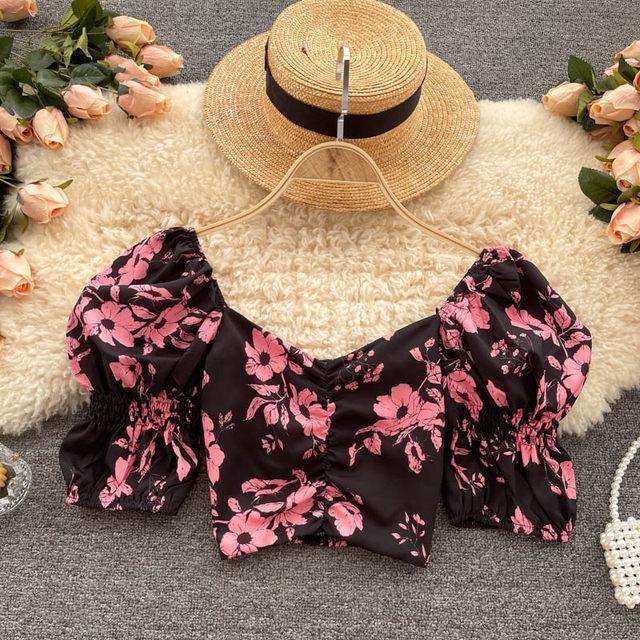 Natalie Cropped Top - Label Frenesi Fashion