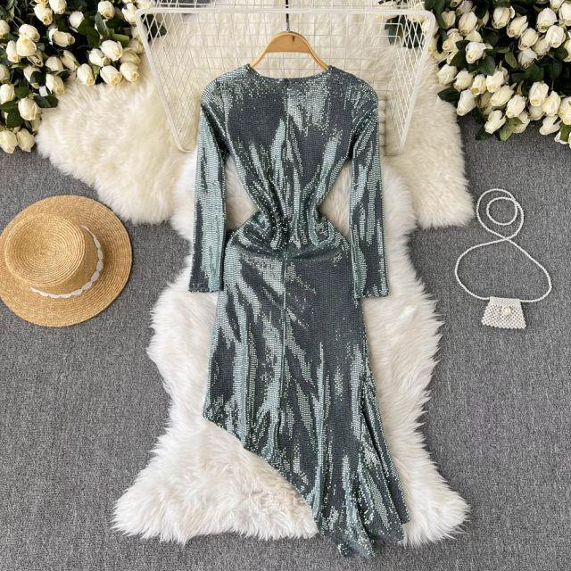 Nigella Sequin Dress - Label Frenesi Fashion
