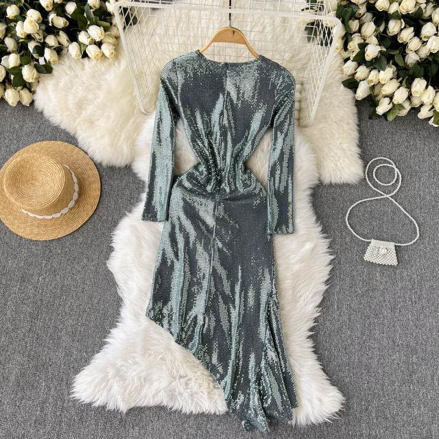 Nigella Sequin Dress - Label Frenesi Fashion