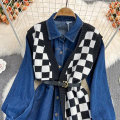 Nikki Denim & Vest Set - Label Frenesi Fashion