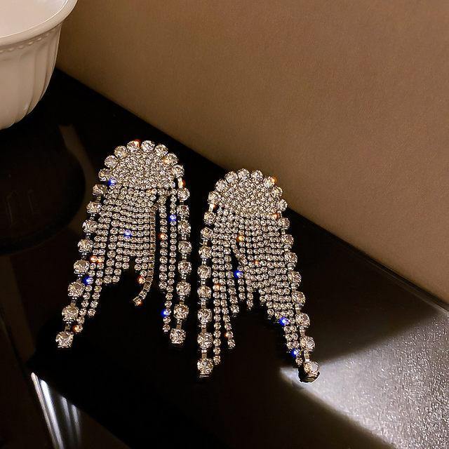 Nina Crystal Earrings - Label Frenesi Fashion