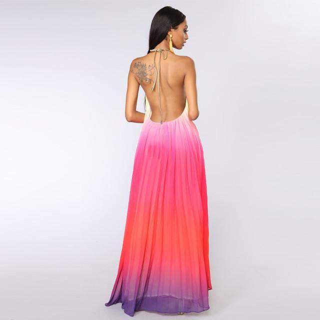 Olivia Ombre Dress - Label Frenesi Fashion