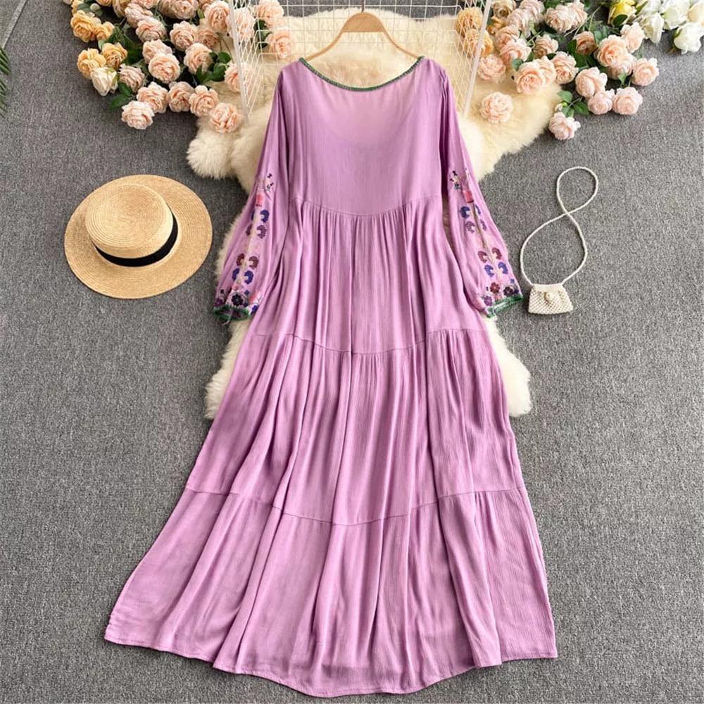 Otis Embroidered Dress - Label Frenesi Fashion