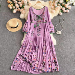 Otis Embroidered Dress - Label Frenesi Fashion