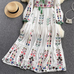 Otis Embroidered Dress - Label Frenesi Fashion