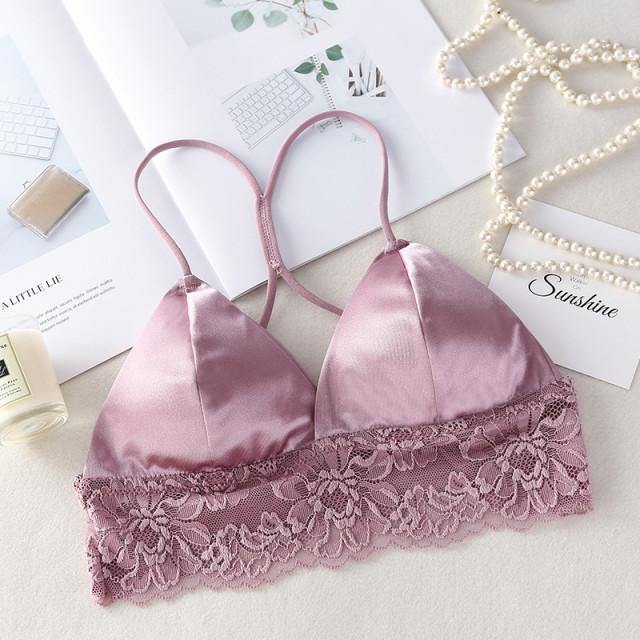 Parisian Satin Bralettes - Label Frenesi Fashion