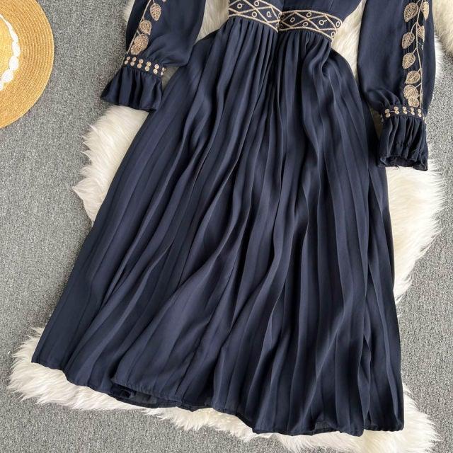 Paula Vintage Midi Dress - Label Frenesi Fashion