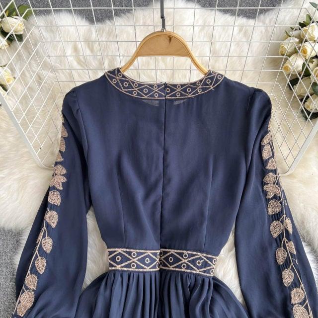 Paula Vintage Midi Dress - Label Frenesi Fashion