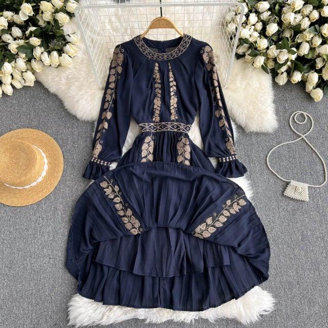 Paula Vintage Midi Dress - Label Frenesi Fashion