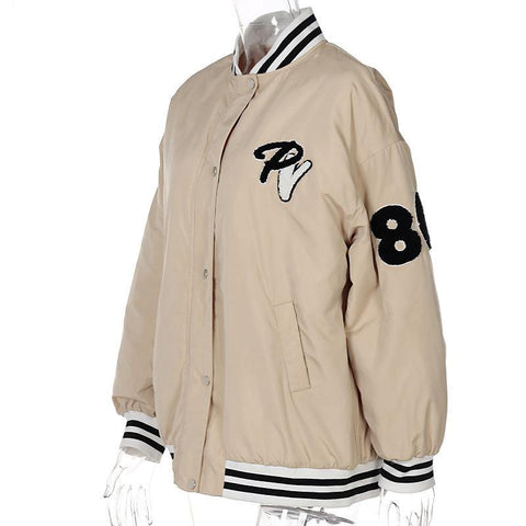 Penny Varsity Baseball Jacket - Label Frenesi Fashion