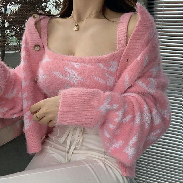 Pepa Plaid Sweater Set - Label Frenesi Fashion
