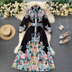 Petra Vintage Dress - Label Frenesi Fashion