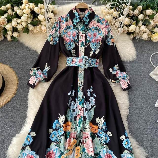 Petra Vintage Dress - Label Frenesi Fashion