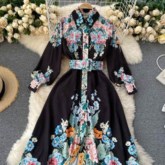 Petra Vintage Dress - Label Frenesi Fashion