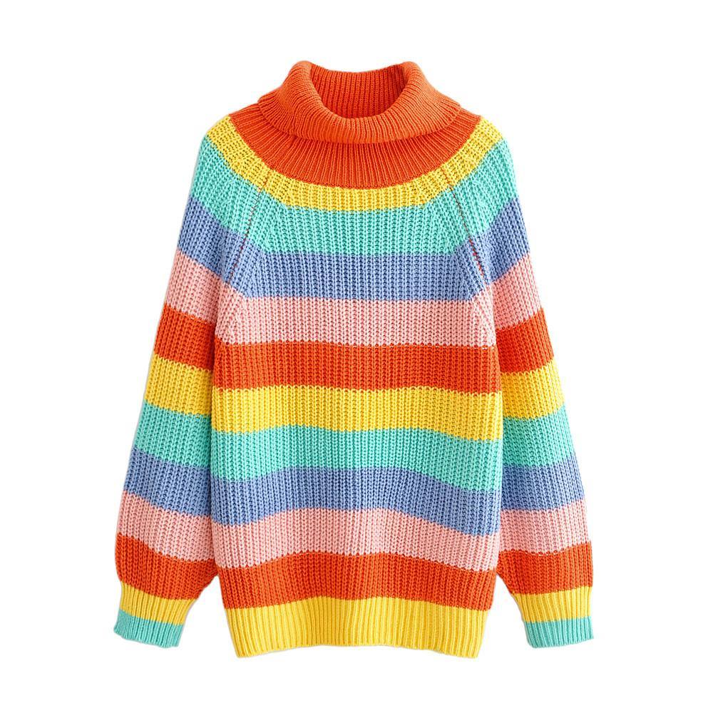 Rainbow Jumper Sweater - Label Frenesi Fashion