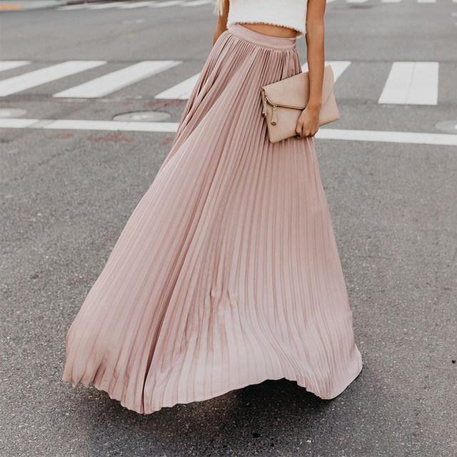 Senza Pleated Skirts - Label Frenesi Fashion